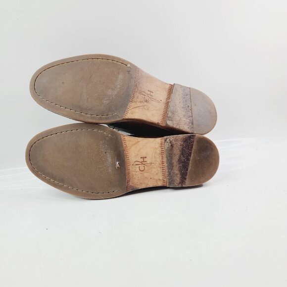 Cole Haan Men\'s‎ Brown Leather Glossy Classic Lace Up Ankle Chukka Boot Size 9M main image 4